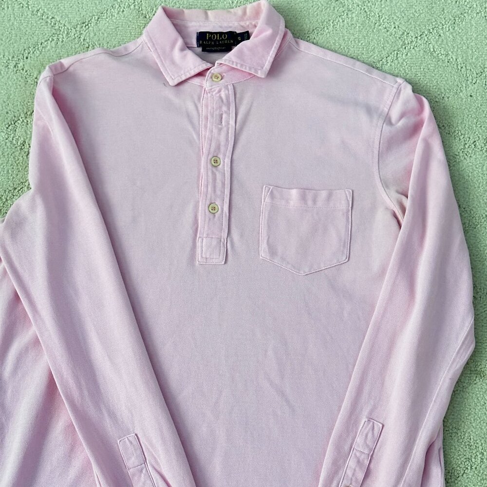 Men's Polo Ralph Lauren Long Sleeve Polo Shirt Size S
